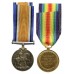 WW1 British War & Victory Medal Pair - 2nd Lieut. C.E. Hopkins