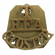 Royal Field Artillery Gloster Territorials (T/R.F.A./GLOSTER) Shoulder Title