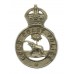 Gold Coast Police Cap Badge - King's Crown