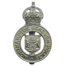 Northampton Borough Police Cap Badge - King's Crown