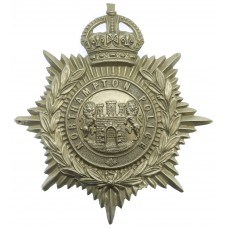 Northampton Borough Police Helmet Plate - King's Crown