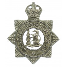 Walsall Borough Police Cap Badge - King's Crown