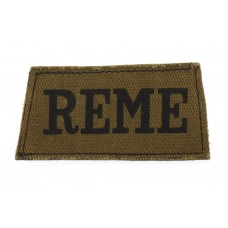 Royal Electrical & Mechanical Engineers (R.E.M.E.) Printed Slip On Shoulder Title