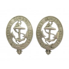 Pair of Belfast Harbour Police Collar Badges 