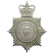 Leicestershire and Rutland Constabulary Helmet Plate - Queen's Cr