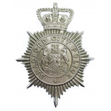 Bradford City Police Helmet Plate - Queen's Crown