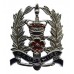 Hampshire Constabulary Sergeants Enamelled Cap Badge - Queen's Crown