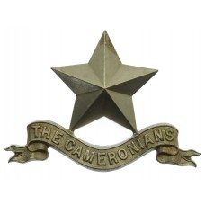 The Cameronians (Scottish Rifles) Pipers Cap Badge