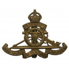 Royal Artillery Cap Badge - King's Crown