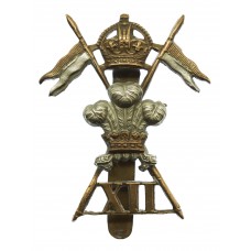 12th Royal Lancers Cap Badge - King's Crown