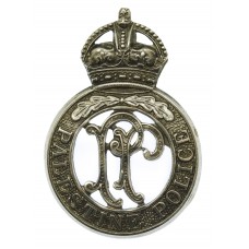 Palestine Police Cap Badge - King's Crown