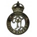 Palestine Police Cap Badge - King's Crown