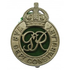 George VI War Department Constabulary Cap Badge