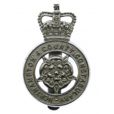 Northampton & County Constabulary Cap Badge - Queen's Crown