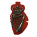 Royal Ulster Constabulary (R.U.C.) Cap Badge- Queen's Crown