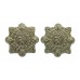 Pair of Garda Siochana (Irish Police) White Metal Collar Badges