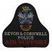 Devon & Cornwall Police Air Support Cloth Bell Patch Badge