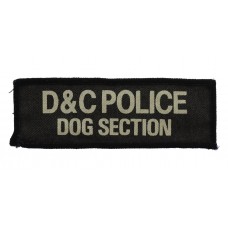 Devon & Cornwall Police Dog Section Cloth Patch Badge