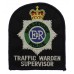 Merseyside Police Traffic Warden Supervisor Cloth Patch Badge