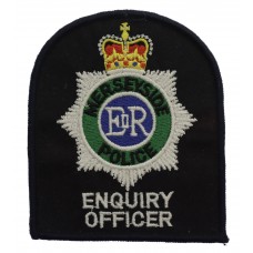 Merseyside Police Enquiry Officer Cloth Patch Badge