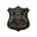 Nottingham City Police White Metal Collar Badge