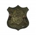 Nottingham City Police White Metal Collar Badge