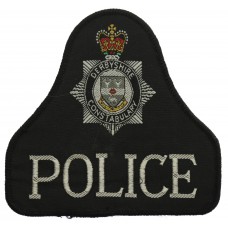 Derbyshire Constabulary Police Cloth Bell Patch Badge