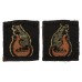 Pair of 7th Armoured Division Cloth Formation Signs