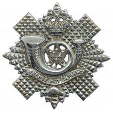 Canadian Highland Light Infantry of Canada Chrome Cap Badge - Queen's Crown