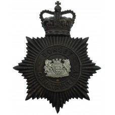 Dorset Constabulary Night Helmet Plate - Queen's Crown