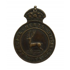 Hertfordshire Special Constable 1914 Lapel Badge