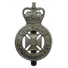 Wiltshire Constabulary Cap Badge - Queen's Crown