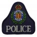 Guernsey Police Cloth Bell Patch Badge (Blue)