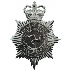 Isle of Man Constabulary Helmet Plate - Queen's Crown