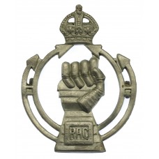 Royal Armoured Corps (R.A.C.) Cap Badge - King's Crown