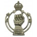 Royal Armoured Corps (R.A.C.) Cap Badge - King's Crown