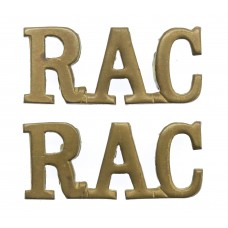 Pair of Royal Armoured Corps (R.A.C.) Shoulder Titles