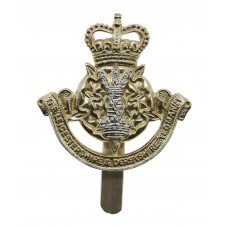 Leicestershire & Derbyshire Yeomanry Anodised (Staybrite) Cap Badge