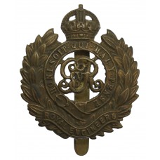 George V Royal Engineers Cap Badge