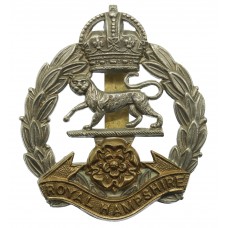 Royal Hampshire Regiment Cap Badge - King's Crown