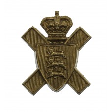 Victorian Royal Militia of the Island of Jersey (Light Infantry) Cap Badge