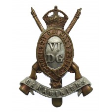 6th Dragoon Guards (Carabiniers) Cap Badge - King's Crown