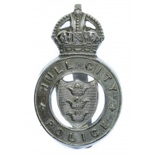 Hull City Police Cap Badge - King's Crown