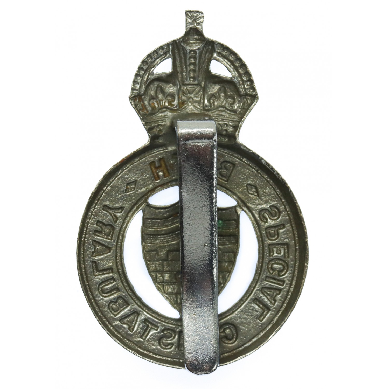 Bath Special Constabulary Cap Badge - King's Crown