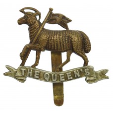 The Queen's (Royal West Surrey) Regiment Bi-metal Cap Badge