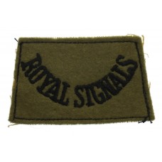 Royal Signals (ROYAL SIGNALS) Cloth Slip On Shoulder Title