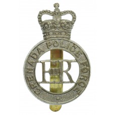 Grenada Police Force Cap Badge - Queen's Crown