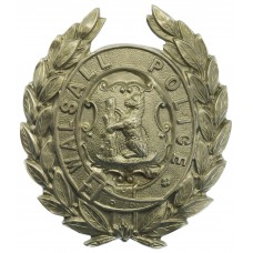 Walsall Borough Police Wreath Helmet Plate