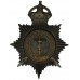 Bournemouth Borough Police Night Helmet Plate - King's Crown