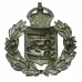 Hastings Borough Police Large Wreath Cap Badge - King's Crown